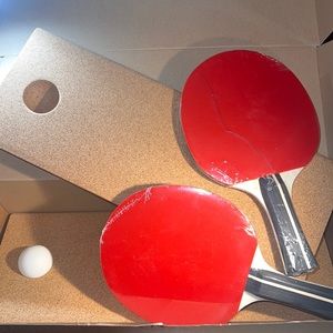 Trivet and kitchen table tennis Set